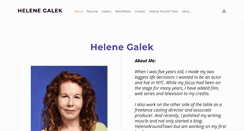 Desktop Screenshot of helenegalek.com
